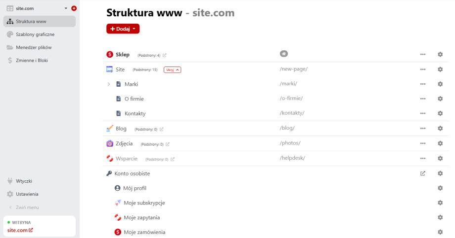 Dostosowanie backendu UI 2.0