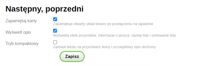 Następny, poprzedni