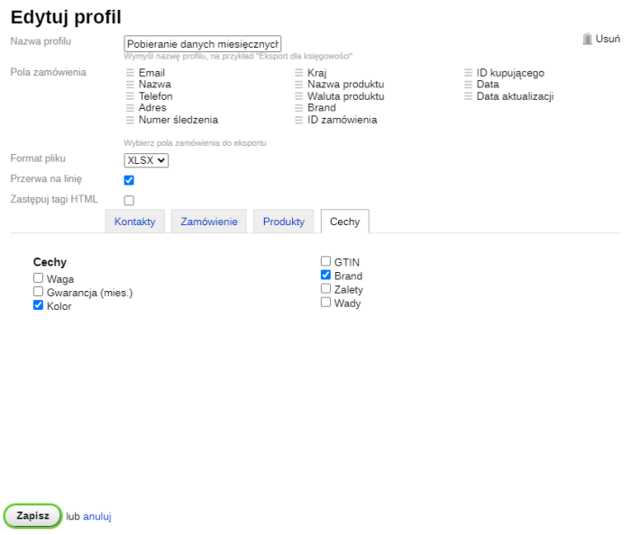 Zarządzanie zamówieniami