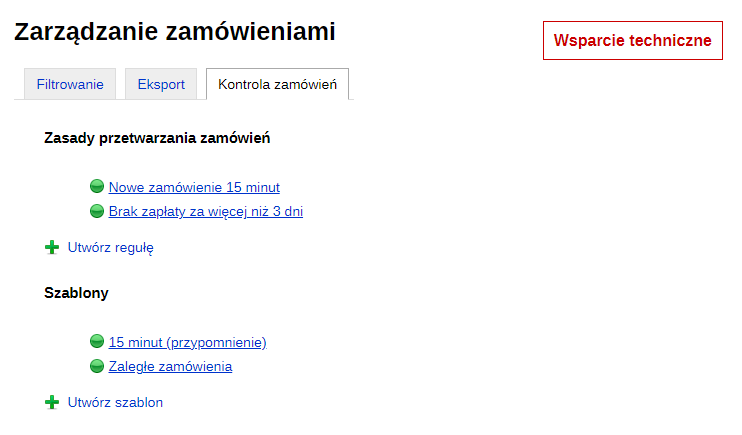 Zarządzanie zamówieniami