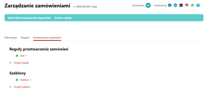 Zarządzanie zamówieniami