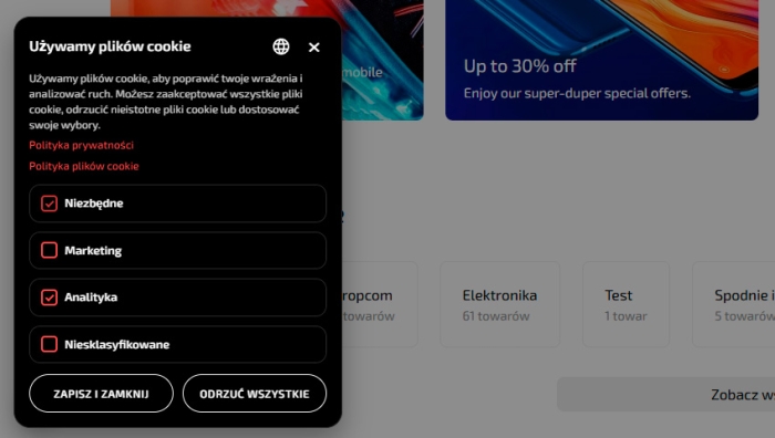 Zgoda na pliki cookie (RODO)