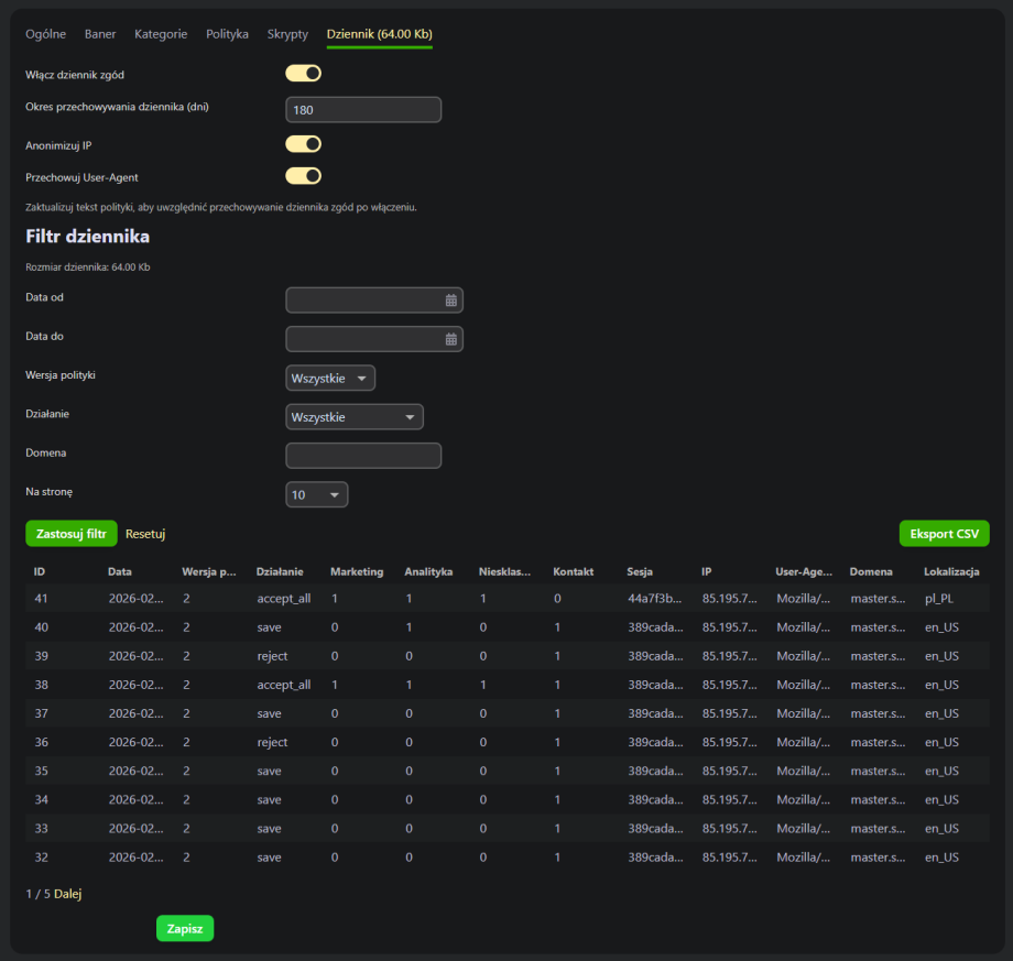 Zgoda na pliki cookie (RODO)