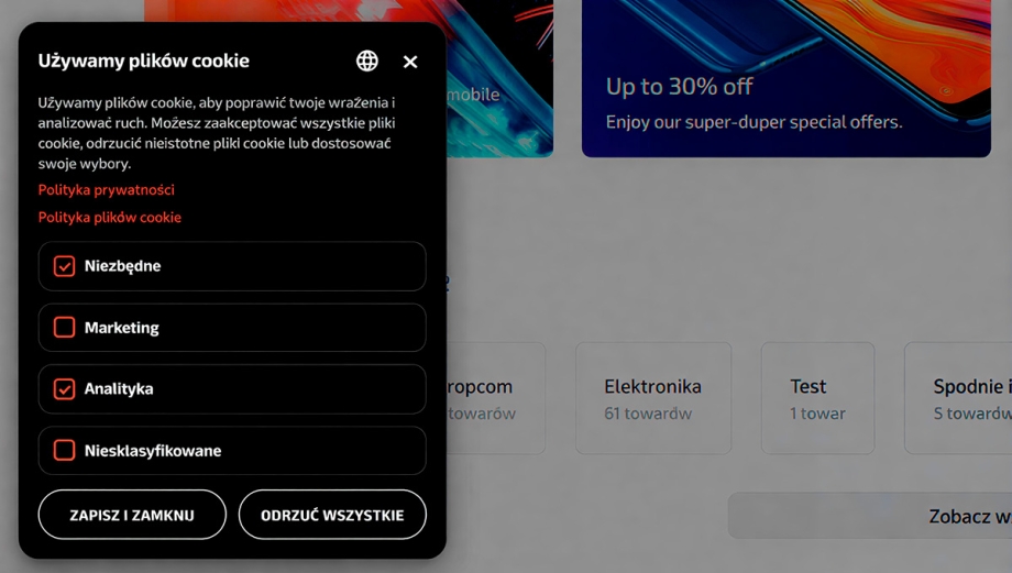 Zgoda na pliki cookie (RODO)