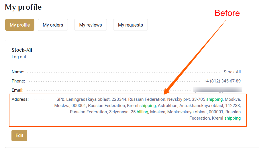 Usuwanie/Wyłączanie duplikatów adresów