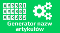 Generator nazw artykułów (oprogramowanie )