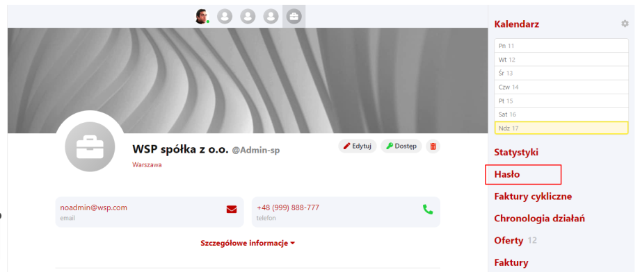 Hasła użytkowników