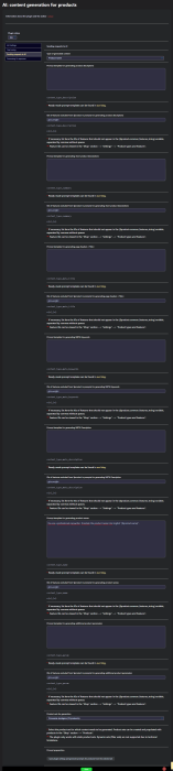 AI: generowanie treści dla produktów