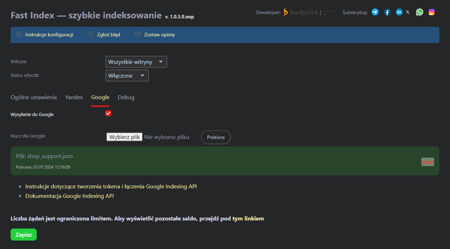Fast index Fast index