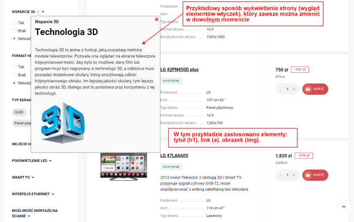 Wskazówki dotyczące charakterystyki filtra