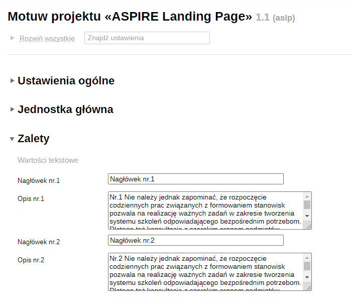 ASPIRE Landing Page ASPIRE Landing Page