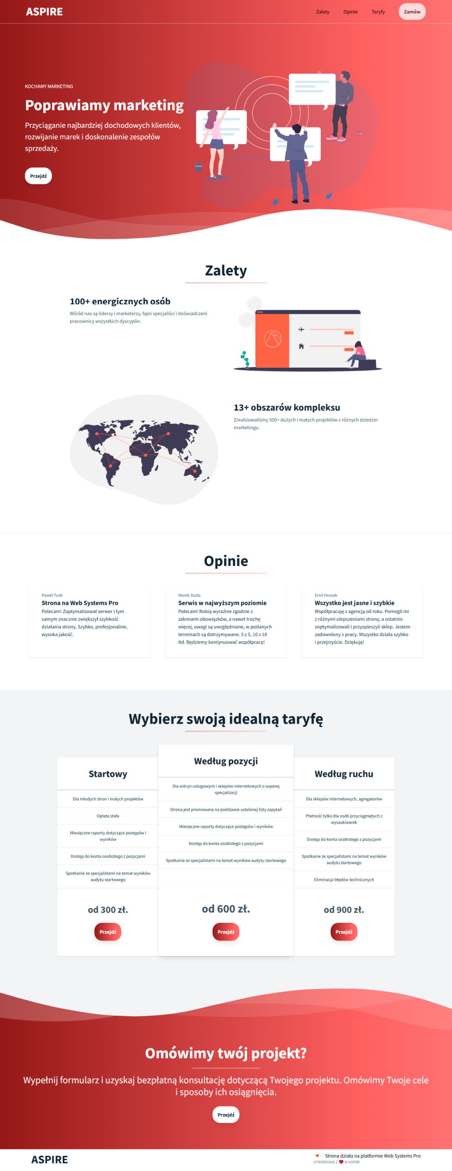 ASPIRE Landing Page ASPIRE Landing Page