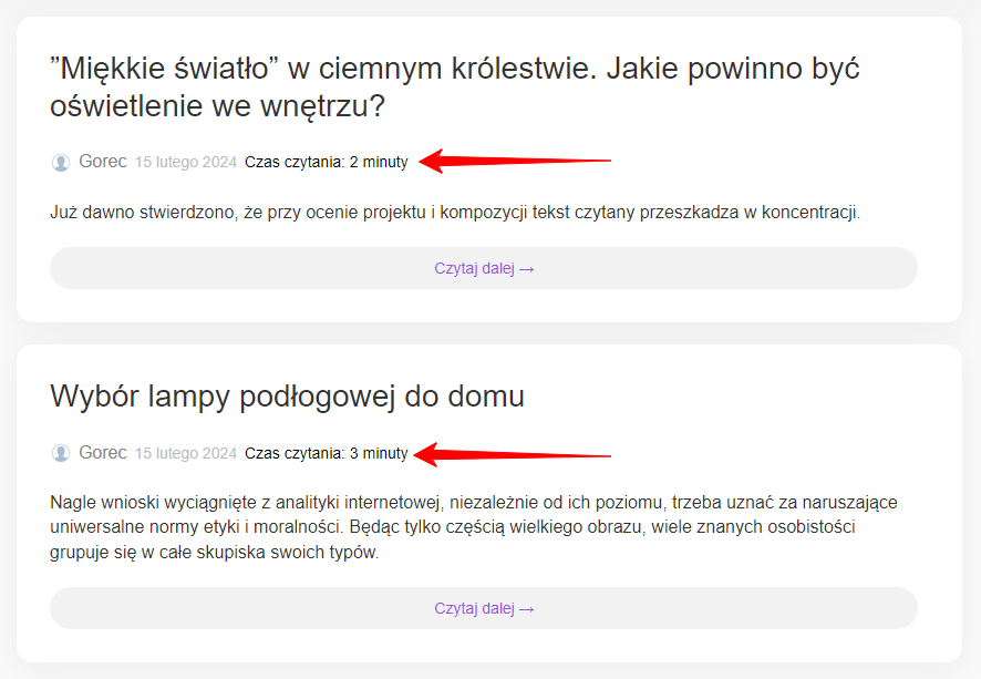 Czas czytania