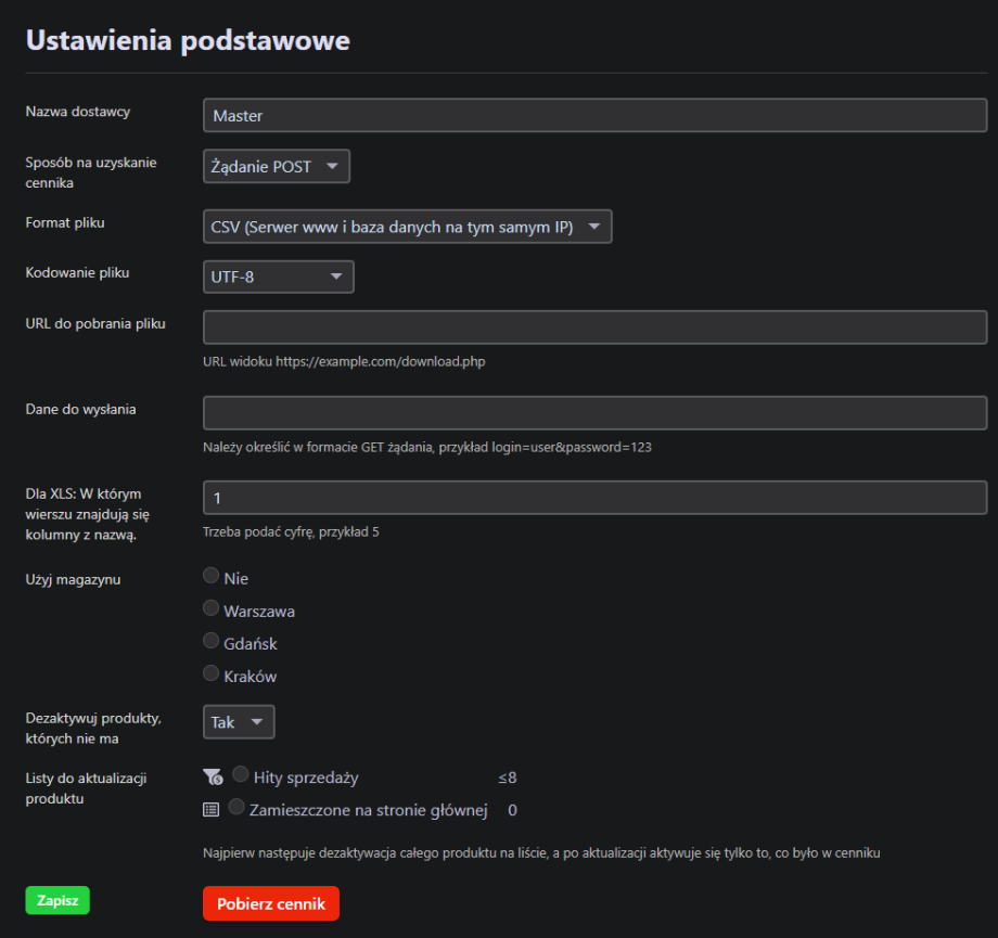 integracja sklepu internetowego z hurtownią