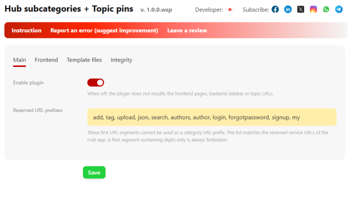 Podkategorie Forum + przypięte tematy