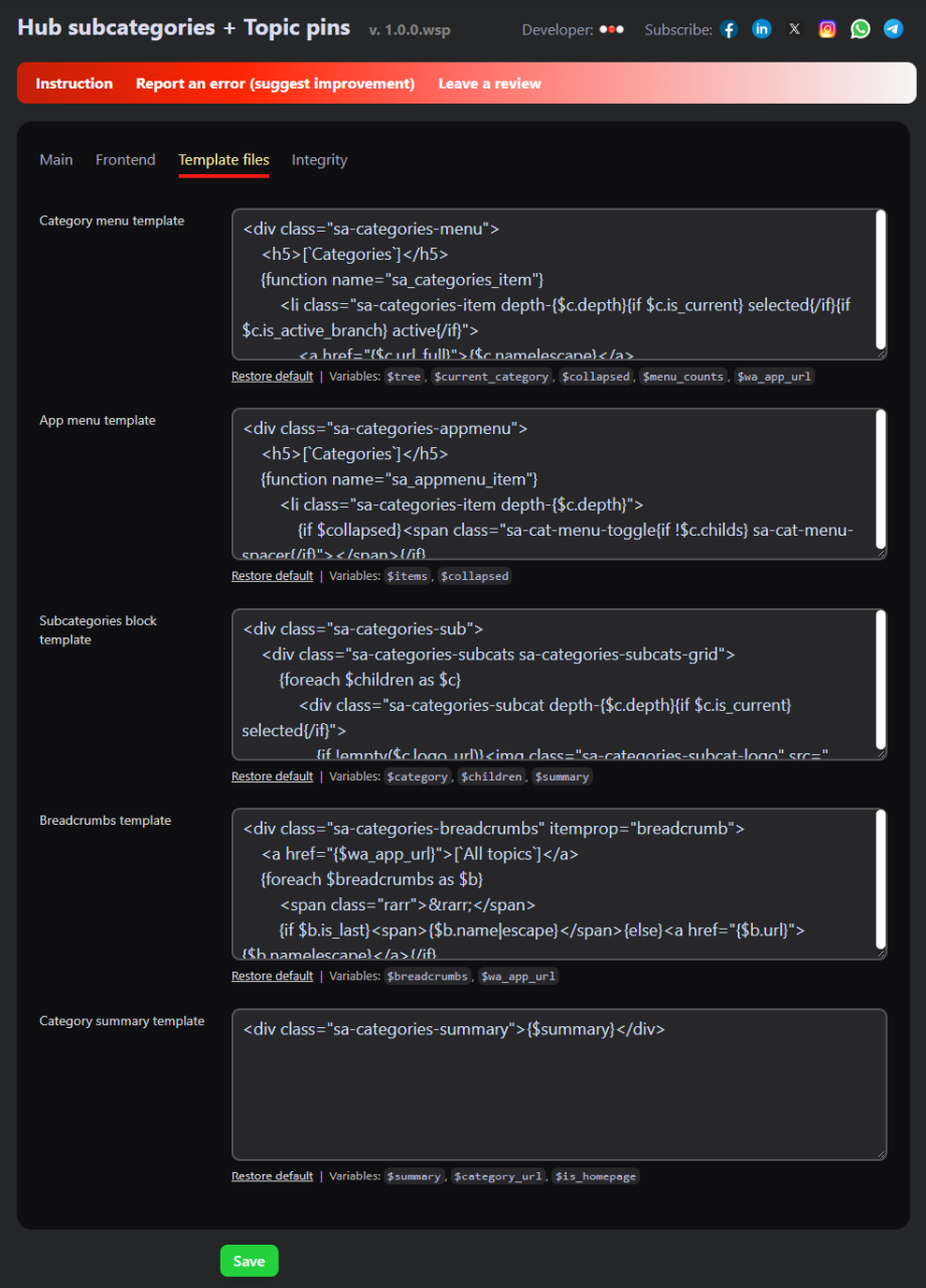 Podkategorie Forum + przypięte tematy