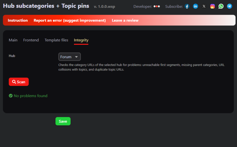 Podkategorie Forum + przypięte tematy