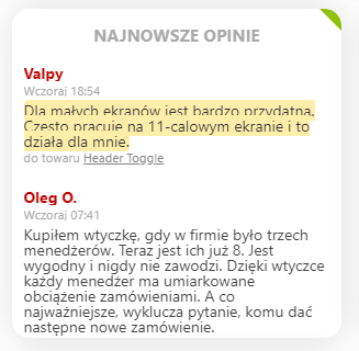 Opinie