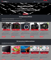 Szablon projektu Landing shop
