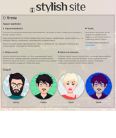 Szablon projektu Stylowa witryna