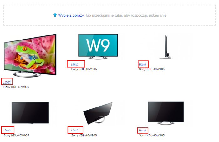 Szybkie usuwanie obrazów