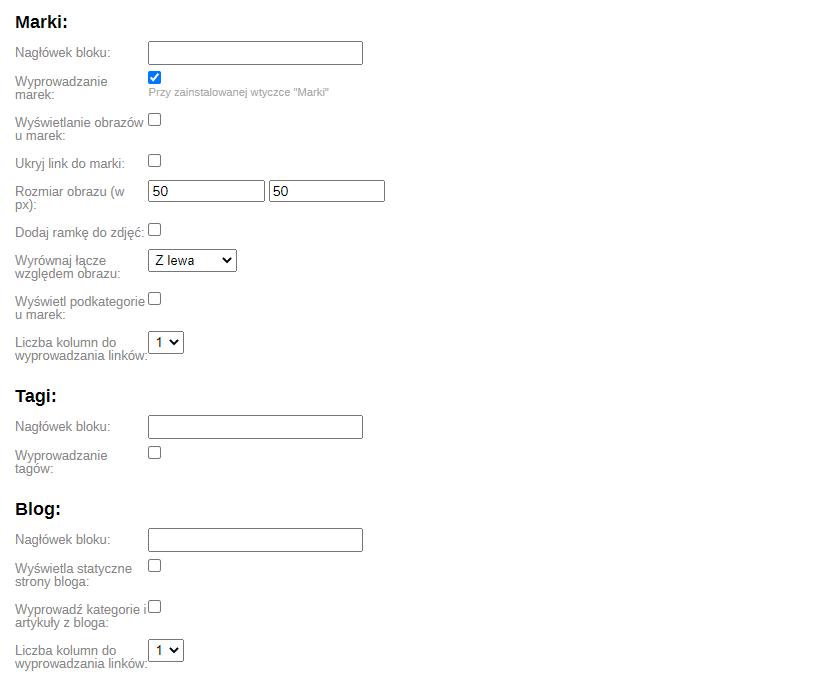 HTML mapa strony HTML mapa strony