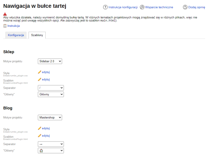 Nawigacja w bułce tartej