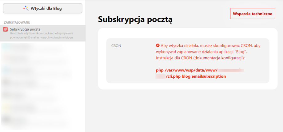 Subskrypcja pocztą Subskrypcja pocztą