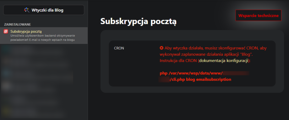Subskrypcja pocztą Subskrypcja pocztą