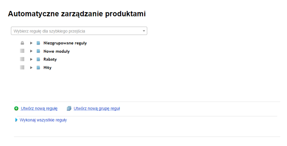 Zarządzanie produktami Zarządzanie produktami