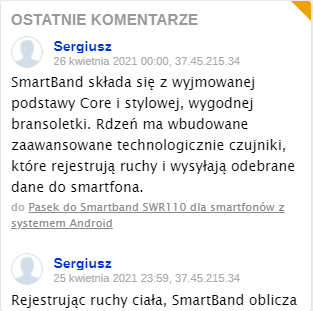 Komentarze Komentarze