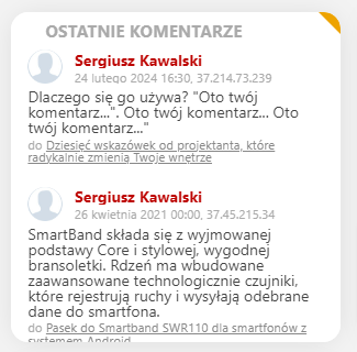 Komentarze