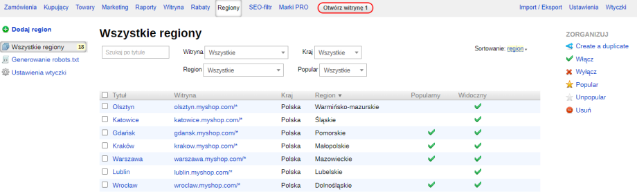 SEO-regiony SEO-regiony