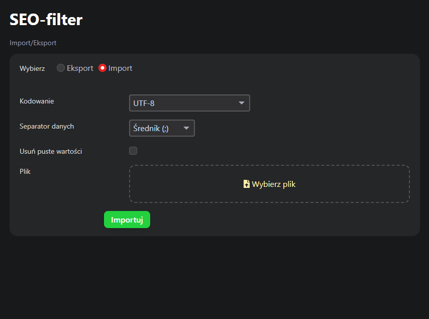 SEO-filter SEO-filter
