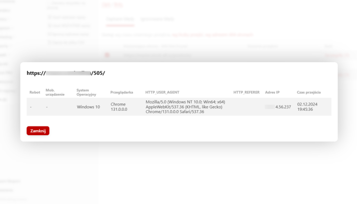 Błędy 404 i uszkodzone linki