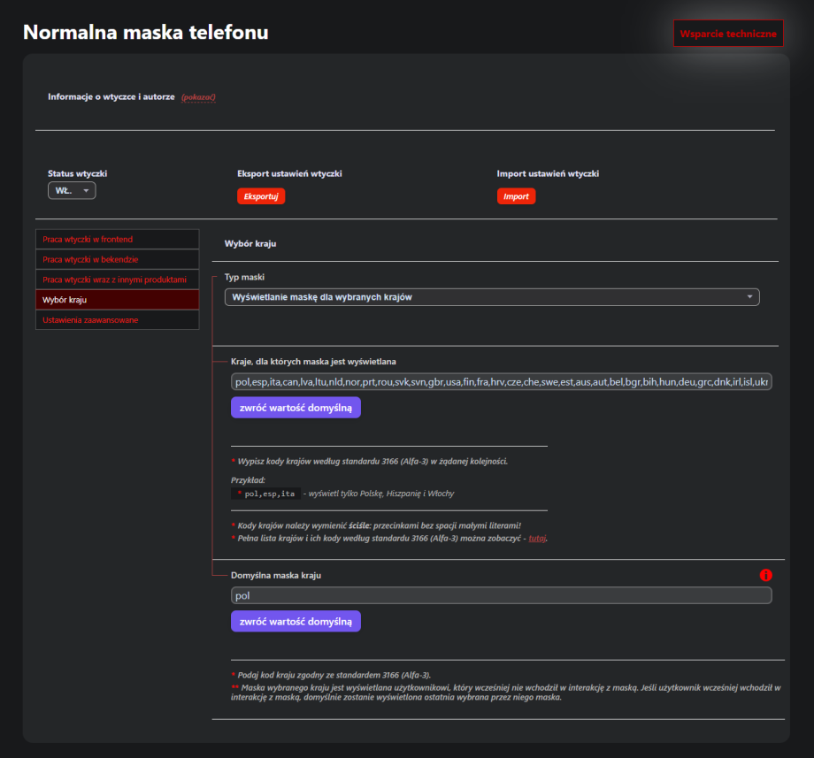 Normalna maska telefonu