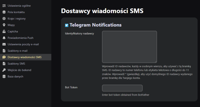 Powiadomienia w Telegram