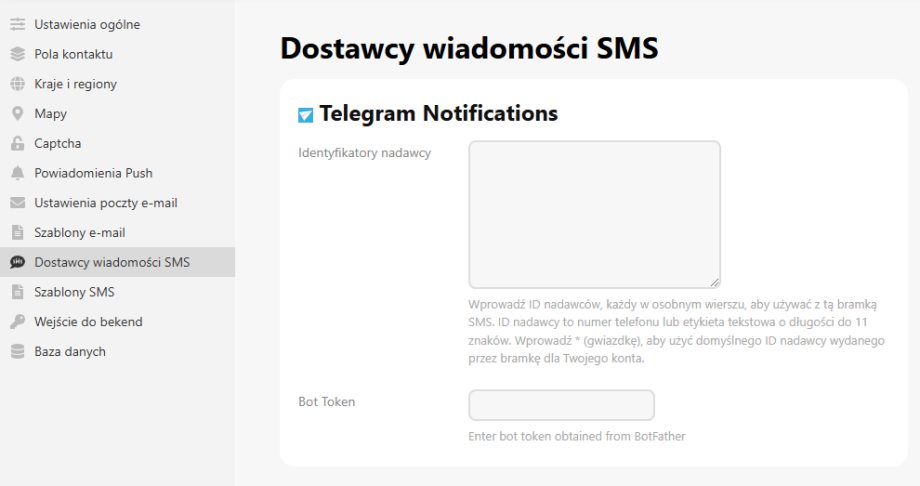 Powiadomienia w Telegram