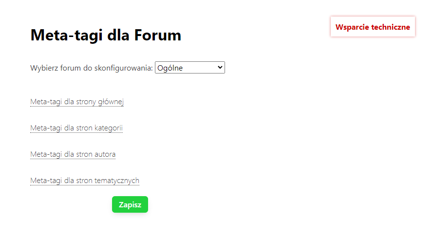 Meta-tagi dla Forum
