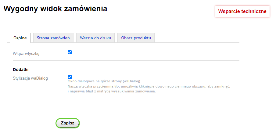 Wygodny widok zamówienia Wygodny widok zamówienia