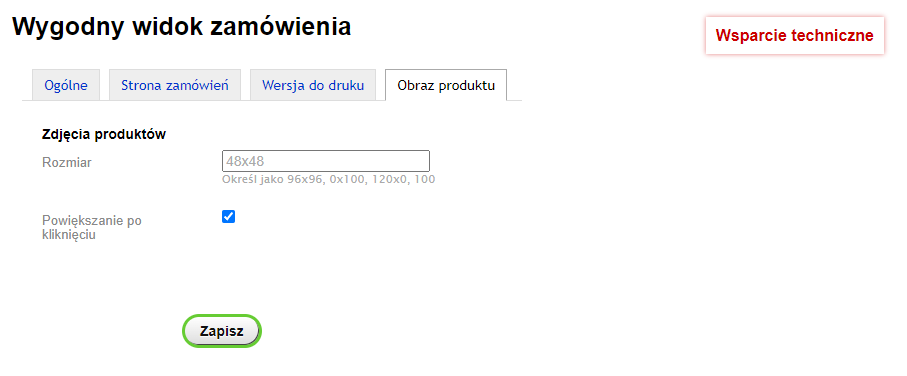 Wygodny widok zamówienia Wygodny widok zamówienia