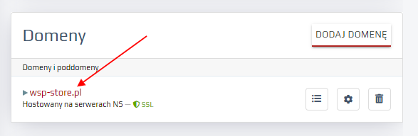Podłączanie domeny do strony internetowej