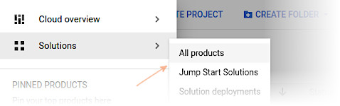 Menu Solutions → All products
