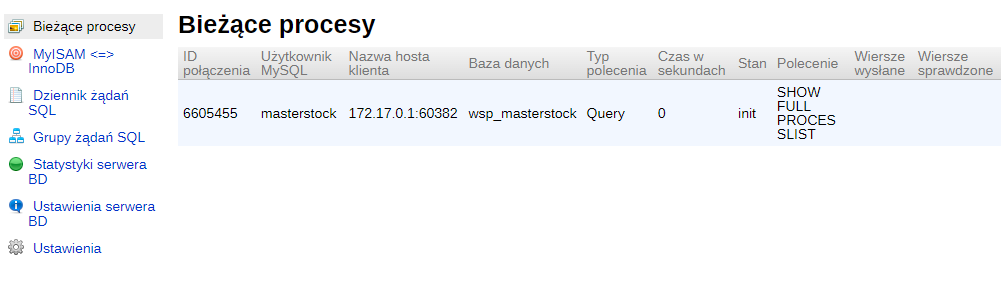 bazy danych MySQL