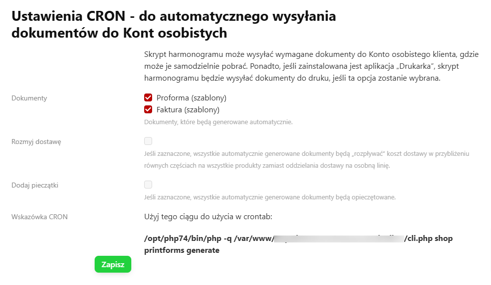 Automatyczne generowanie ProForm i faktur PDF