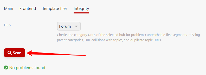 Wbudowany skaner SEO adresów URL