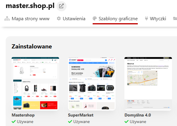 Tworzenie strony internetowe - szablony graficzne