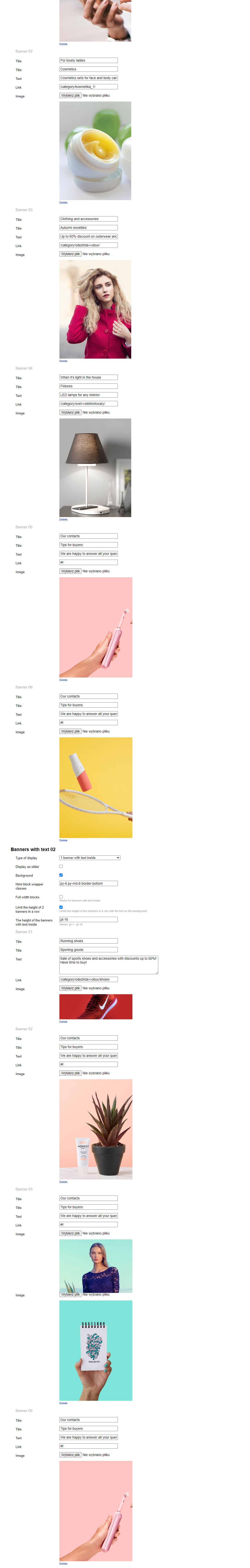 Zrzut 5 ekranu ustawień 'Ahead'