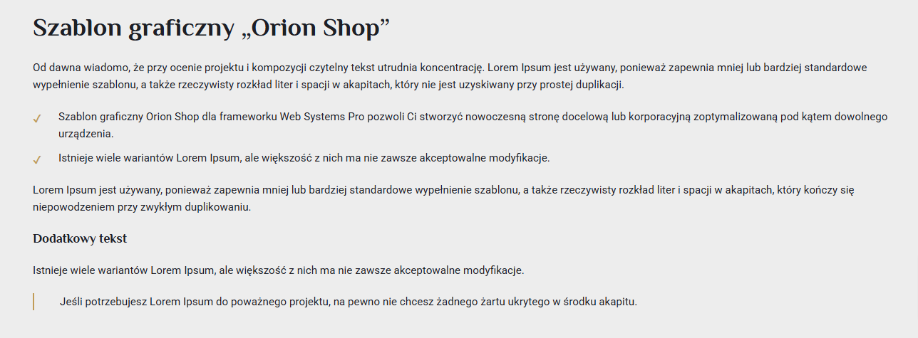 Blok Tekst (Orion Shop)