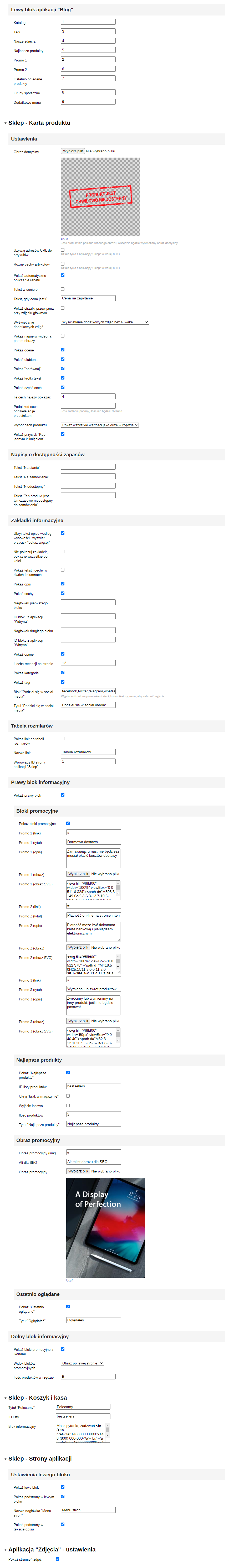 Zrzut 5 ekranu ustawień 'TopSpeed'